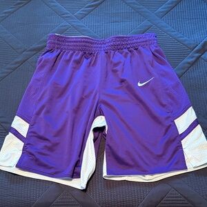 Nike Reversible Purple and White Women's Basketball Shorts